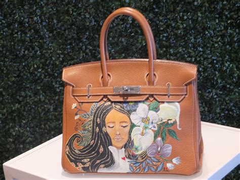 heart evangelista hand painted bags